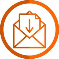 Inbox Vector Icon Design