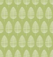 Retro geometric trees nature background. Mid-century modern art vector. Abstract geometric seamless pattern. Decorative ornament in retro vintage design flat style vector