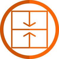 Compress Alt Vector Icon Design