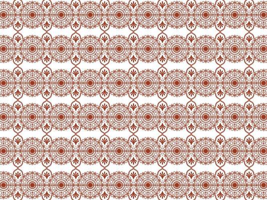 Vector illustration of flat ornamental arabic pattern. Suitable for wrapping, background. fabric, banner, etc