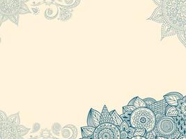 Ethnic background with copy space area using mandala style. Suitable for banner, poster, card, etc vector