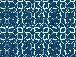 Vector illustration of flat ornamental arabic pattern. Suitable for wrapping, background. fabric, banner, etc