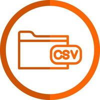 File Csv Vector Icon Design
