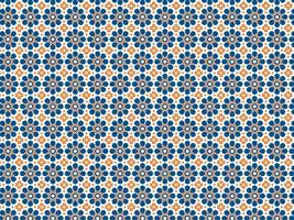 Vector illustration of flat ornamental arabic pattern. Suitable for wrapping, background. fabric, banner, etc