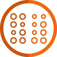 Braille Vector Icon Design