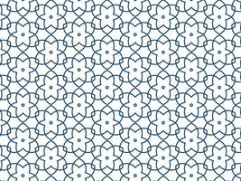 Vector illustration of flat ornamental arabic pattern. Suitable for wrapping, background. fabric, banner, etc
