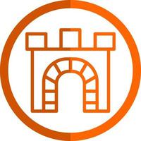 Archway Vector Icon Design