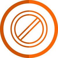 Ban Vector Icon Design