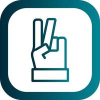 Hand Scissors Vector Icon Design