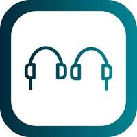 Headphones Alt Vector Icon Design