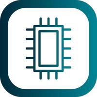 diseño de icono de vector de microchip