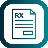 Prescription Vector Icon Design