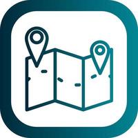 Map Marked Alt Vector Icon Design