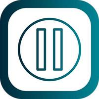 Pause Circle Vector Icon Design