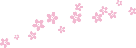 mooi roze sakura kers bloesem illustratie. png