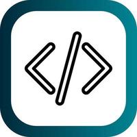 Code Vector Icon Design