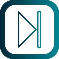 Skip Vector Icon Design