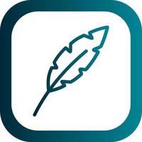 Feather Vector Icon Design