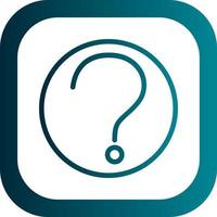 Question Circle Vector Icon Design