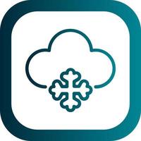 Snow Vector Icon Design