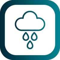 Rain Vector Icon Design