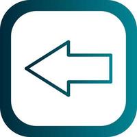 Left Vector Icon Design
