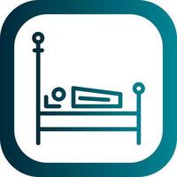 diseño de icono de vector de cama