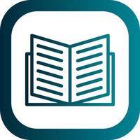 Book Open Vector Icon Design