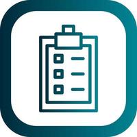 Clipboard List Vector Icon Design