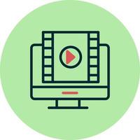 Watch Movie Vector Icon