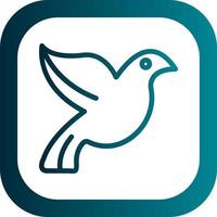 Dove Vector Icon Design