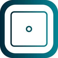 Dice One Vector Icon Design