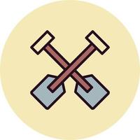 Oars Vector Icon