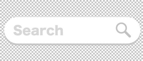 Vector illustration of a simple search box with copy space.