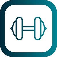 Dumbbell Vector Icon Design