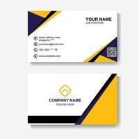 Business Card Design Template Pic vector