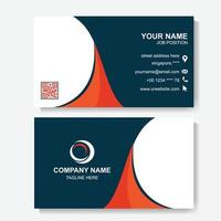 Business Card Design Template Pic vector