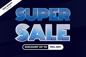 Super Sale Event Vector Text Effect