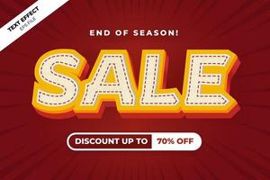 Sale Event Vector Text Effect