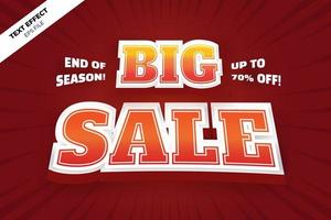 Big Sale Event Vector Text Effect