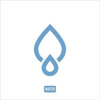 water icon logo vector