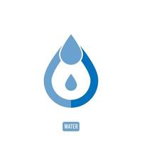 agua icono logo vector