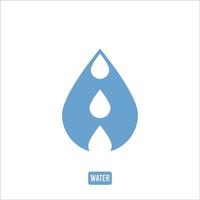 agua icono logo vector