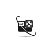 360 cam icon vector