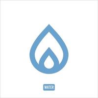 water icon logo vector