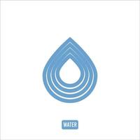 water icon logo vector