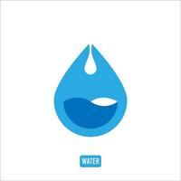 agua icono logo vector