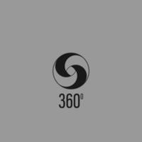 360 cam icon vector