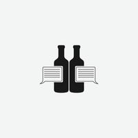 botella logo vector