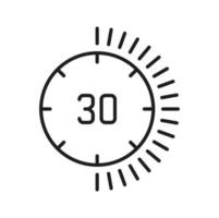 Stopwatch timer isolated stop watch tracker icon vector